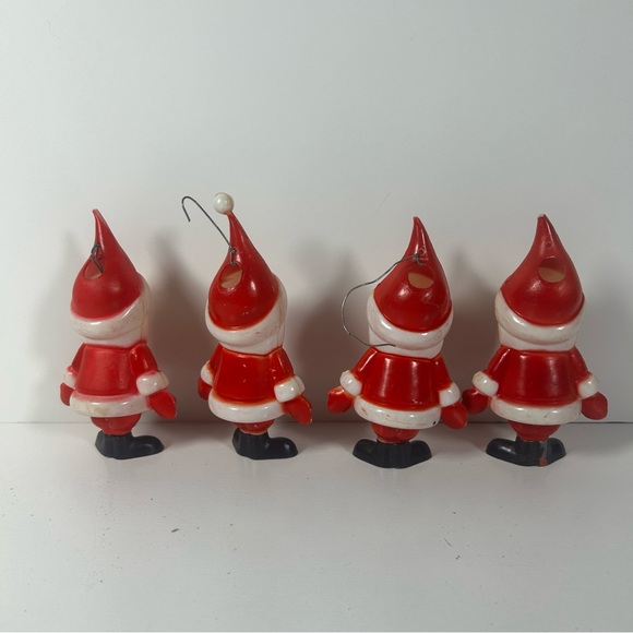 1950s Plastic Santa Rattle Ornament
Hard Plastic Christmas Tree Decoration - Picture 2 of 3